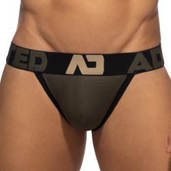 Slip, Tanga de la marque ADDICTED - Bikini Naked Feeling - Kaki - Ref : AD1360 C12