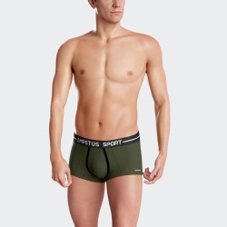 Boxer, shorty de la marque IMPETUS - Shorty Sport Ergonomic kaki - Ref : 2051B87 GN018