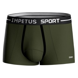 Boxer, shorty de la marque IMPETUS - Shorty Sport Ergonomic kaki - Ref : 2051B87 GN018