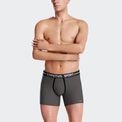 Shorts Boxer, Shorty de la marca IMPETUS - Boxer Sport ergonómico gris - Ref : 2052B87 BKG1F