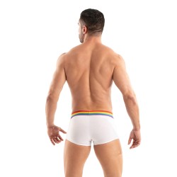 Shorts Boxer, Shorty de la marca TOF PARIS - Bóxer Corto Tof Paris Rainbow - Blanco - Ref : TOF531B