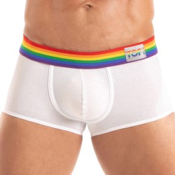 Shorts Boxer, Shorty de la marca TOF PARIS - Bóxer Corto Tof Paris Rainbow - Blanco - Ref : TOF531B
