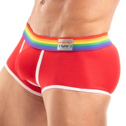 Shorts Boxer, Shorty de la marca TOF PARIS - Bóxer Corto Tof Paris Rainbow - Rojo - Ref : TOF531R