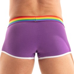 Boxer shorts, Shorty of the brand TOF PARIS - Trunk Tof Paris Rainbow - Purple - Ref : TOF531V
