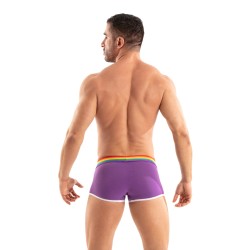 Boxer shorts, Shorty of the brand TOF PARIS - Trunk Tof Paris Rainbow - Purple - Ref : TOF531V