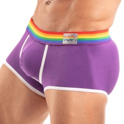 Boxer shorts, Shorty of the brand TOF PARIS - Trunk Tof Paris Rainbow - Purple - Ref : TOF531V