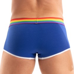 Shorts Boxer, Shorty de la marca TOF PARIS - Bóxer Corto Tof Paris Rainbow - Azul Real - Ref : TOF531BUR