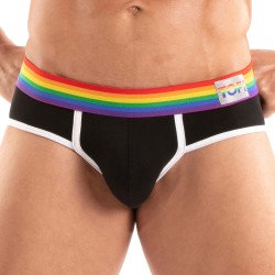 Slip der Marke TOF PARIS - Slip Tof Paris Rainbow - Schwarz - Ref : TOF532N
