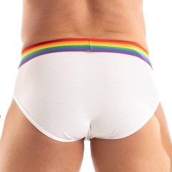 Brief of the brand TOF PARIS - Briefs Tof Paris Rainbow - White - Ref : TOF532B