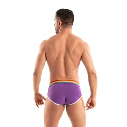 Slip der Marke TOF PARIS - Slip Tof Paris Rainbow - Violett - Ref : TOF532V