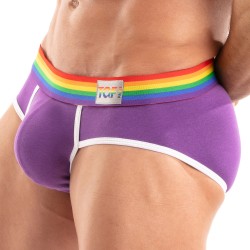Slip der Marke TOF PARIS - Slip Tof Paris Rainbow - Violett - Ref : TOF532V