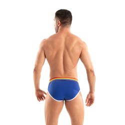 Brief of the brand TOF PARIS - Briefs Tof Paris Rainbow - Royal Blue - Ref : TOF532BUR