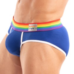 Brief of the brand TOF PARIS - Briefs Tof Paris Rainbow - Royal Blue - Ref : TOF532BUR