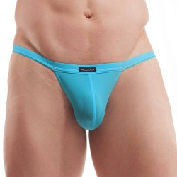 Slip, Tanga de la marque WOJOER - G-slip beach & underwear - turquoise - Ref : 0320 B007 OD 08