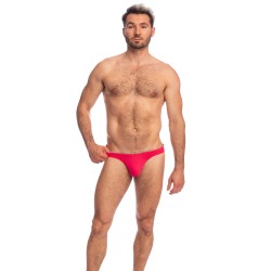 Slip de bain de la marque L HOMME INVISIBLE - Candy Floss - String Bikini de Bain L Homme Invisible - Ref : BA226 CAN 476