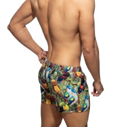 Pantaloncini da bagno del marchio ADDICTED - Short de Bain Exotic Birds - Ref : ADS355 C10