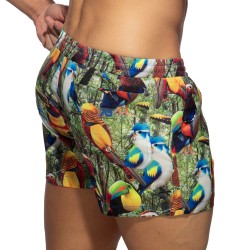 Pantaloncini da bagno del marchio ADDICTED - Short de Bain Exotic Birds - Ref : ADS355 C10