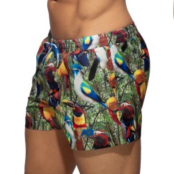 Bath Shorts of the brand ADDICTED - Short de Bain Exotic Birds - Ref : ADS355 C10