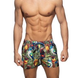 Pantaloncini da bagno del marchio ADDICTED - Short de Bain Exotic Birds - Ref : ADS355 C10