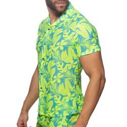 Kurze Ärmel der Marke ADDICTED - Chemise Calatheas - Ref : AD1367 C31