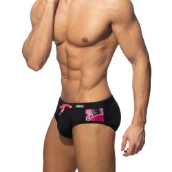 Badeschein der Marke ADDICTED - Slip de Bain Hydrangea - Ref : ADS364 C10