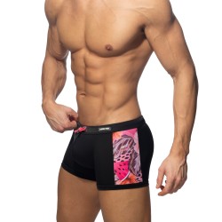 Boxer corti, bagno Shorty del marchio ADDICTED - Trunk de Bain Hydrangea - Ref : ADS365 C10