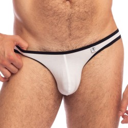 String de la marque L HOMME INVISIBLE - Soft Touch Classic - String Bikini L Homme Invisible Blanc - Ref : UW07 PER 002