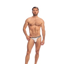 String de la marque L HOMME INVISIBLE - Soft Touch Classic - String Bikini L Homme Invisible Blanc - Ref : UW07 PER 002