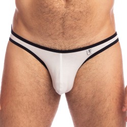 String de la marque L HOMME INVISIBLE - Soft Touch Classic - String Bikini L Homme Invisible Blanc - Ref : UW07 PER 002