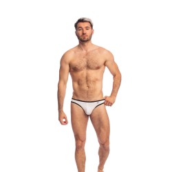 Slip, Tanga de la marque L HOMME INVISIBLE - Soft Touch Classic - Micro Slip L Homme Invisible Blanc - Ref : UW34 PER 002