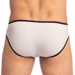 Slip, Tanga de la marque L HOMME INVISIBLE - Soft Touch Classic - Micro Slip L Homme Invisible Blanc - Ref : UW34 PER 002