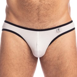 Slip, Tanga de la marque L HOMME INVISIBLE - Soft Touch Classic - Micro Slip L Homme Invisible Blanc - Ref : UW34 PER 002