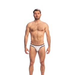 Slip, Tanga de la marque L HOMME INVISIBLE - Soft Touch Classic - Micro Slip L Homme Invisible Blanc - Ref : UW34 PER 002