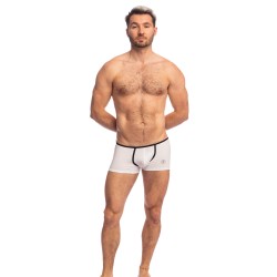 Boxershorts, Shorty der Marke L HOMME INVISIBLE - Soft Touch Classic - Unsichtbare Boxershorts Der unsichtbare Mann Weiß - Ref :