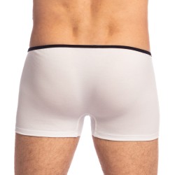 Boxershorts, Shorty der Marke L HOMME INVISIBLE - Soft Touch Classic - Unsichtbare Boxershorts Der unsichtbare Mann Weiß - Ref :