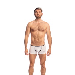 Boxershorts, Shorty der Marke L HOMME INVISIBLE - Soft Touch Classic - Unsichtbare Boxershorts Der unsichtbare Mann Weiß - Ref :