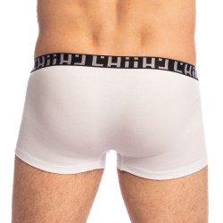 Boxer, shorty de la marque L HOMME INVISIBLE - Soft Touch Classic - Hipster Push-Up L Homme Invisible Blanc - Ref : MY39 PER 002