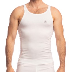 Débardeur de la marque L HOMME INVISIBLE - Soft Touch Classic - Débardeur L Homme Invisible Blanc - Ref : MY63 PER 002