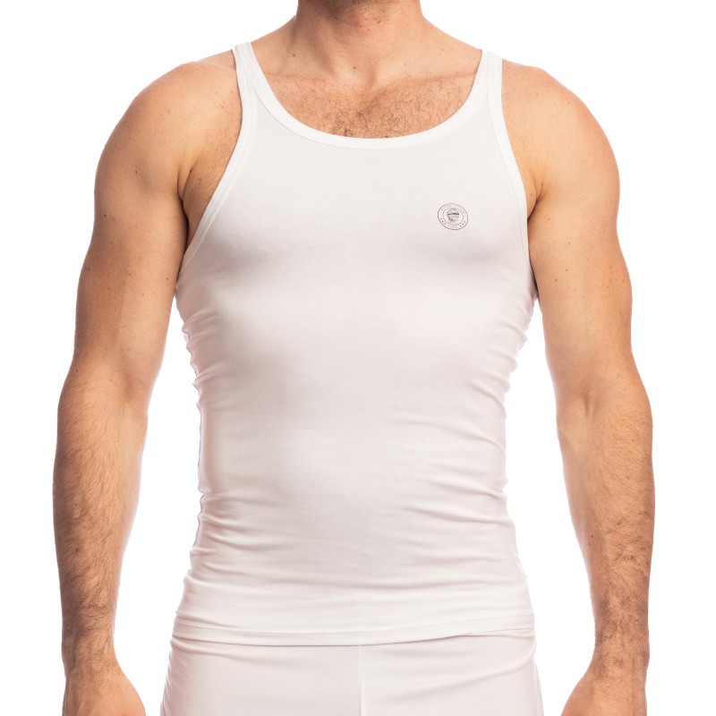 Débardeur de la marque L HOMME INVISIBLE - Soft Touch Classic - Débardeur L Homme Invisible Blanc - Ref : MY63 PER 002