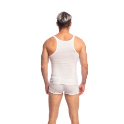 Débardeur de la marque L HOMME INVISIBLE - Soft Touch Classic - Débardeur L Homme Invisible Blanc - Ref : MY63 PER 002