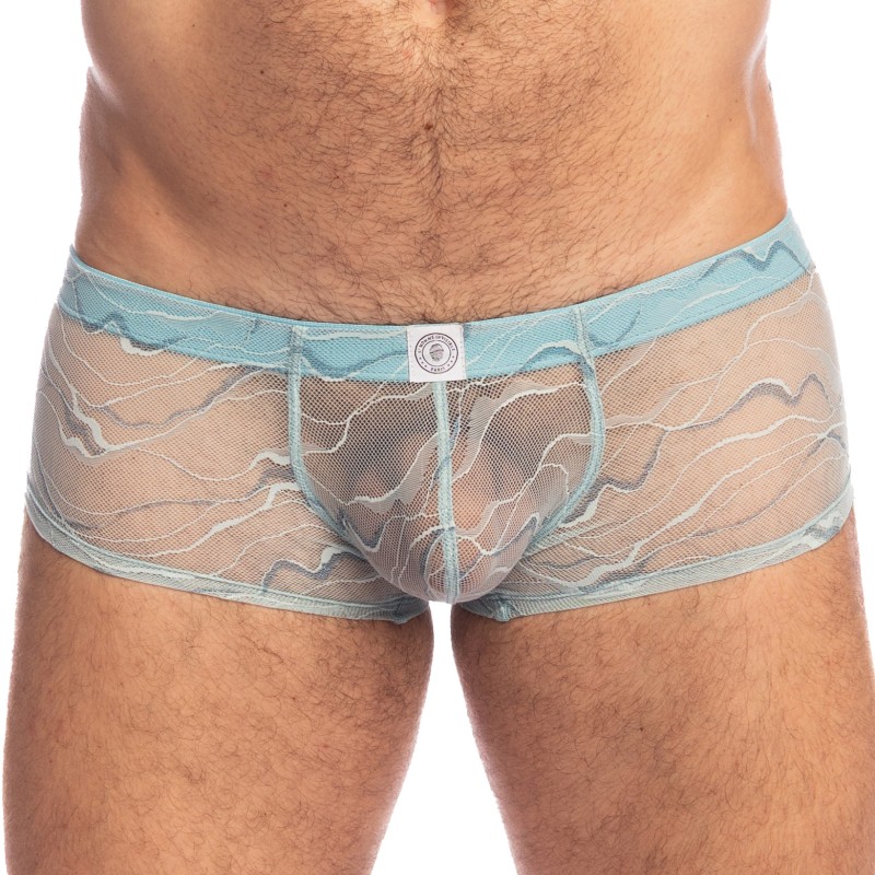 Boxer, shorty de la marque L HOMME INVISIBLE - Aqua - Mini Boxer Push-Up L Homme Invisible - Ref : UW09 AQU 203