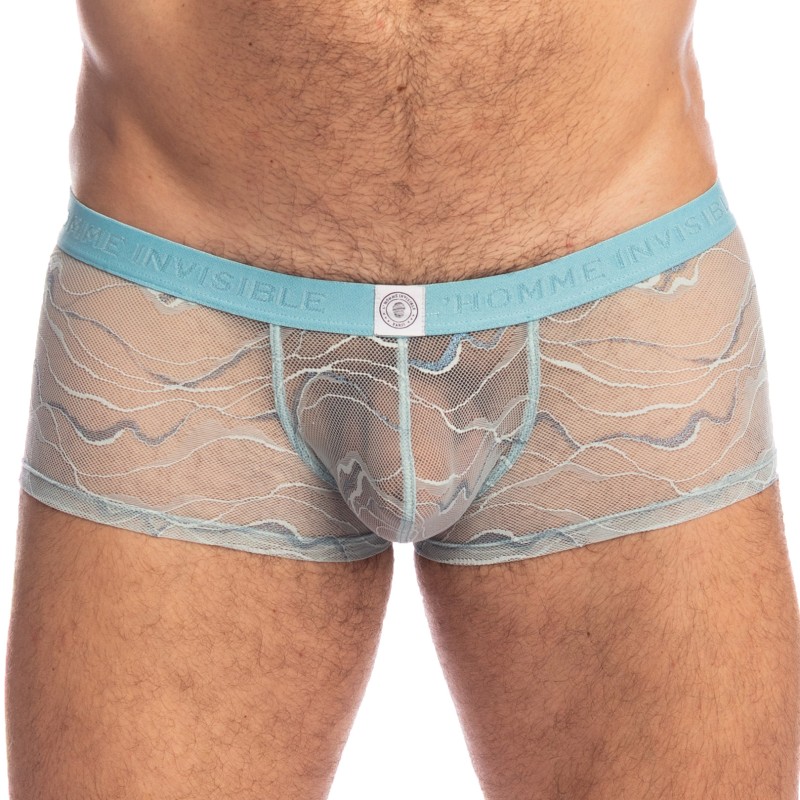 Boxer, shorty de la marque L HOMME INVISIBLE - Aqua Hipster Push-Up L Homme Invisible - Ref : MY39 AQU 203