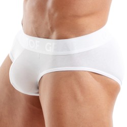 Slip, Tanga de la marque TOF PARIS - Slip Access Tof Paris - Blanc - Ref : TOF557B