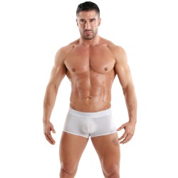 Boxer, shorty de la marque TOF PARIS - Boxer Court Access Tof Paris - Blanc - Ref : TOF556B