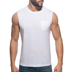 Tank top der Marke ADDICTED - Débardeur Basic - Blanc - Ref : AD531 C01