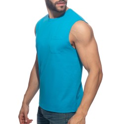 Débardeur de la marque ADDICTED - Débardeur Basic - Turquoise - Ref : AD531 C08