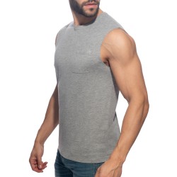 Débardeur de la marque ADDICTED - Débardeur Basic - Gris - Ref : AD531 C11