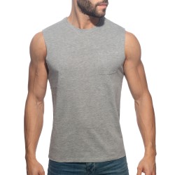 Débardeur de la marque ADDICTED - Débardeur Basic - Gris - Ref : AD531 C11