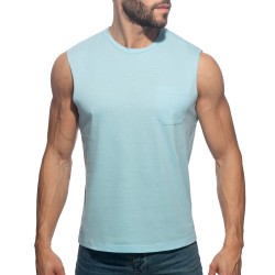 Basic Tank Top - Himmelblau - ADDICTED : Verkauf von Tank top für M...