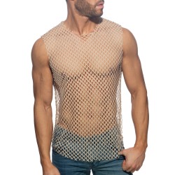 Extravagantes Tanktop - Beige - ADDICTED : Verkauf von Tank top für...